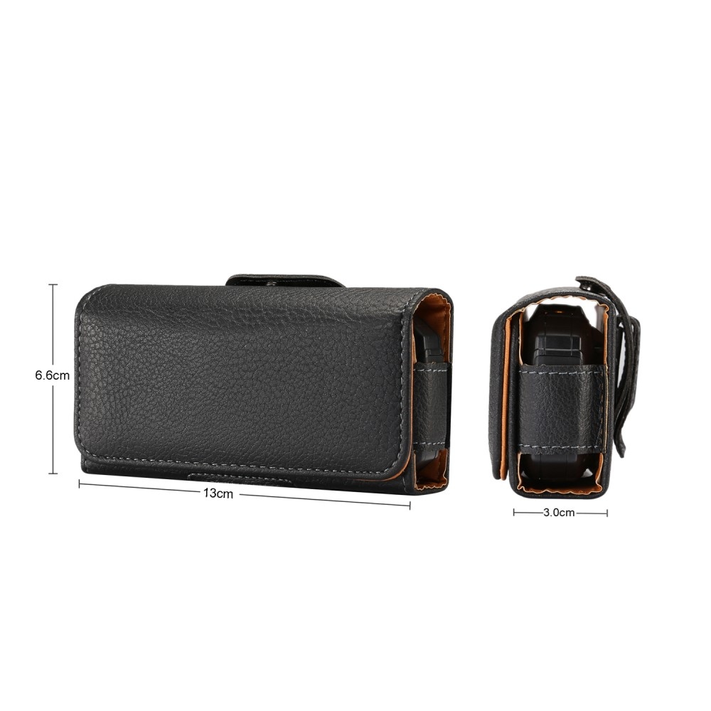 Lychee univerzális övtáska 135 x 74 x 30 mm - fekete