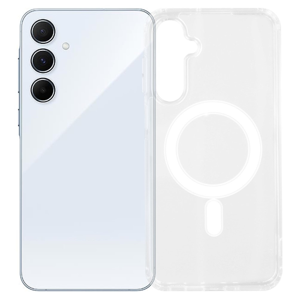 Gél tok MagSafe támogatással Samsung Galaxy A26 5G készülékhez - átlátszó