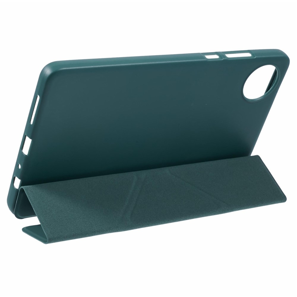 Origamis összecsukható táblagép tok Xiaomi Redmi Pad SE 8.7 - sötétzöld