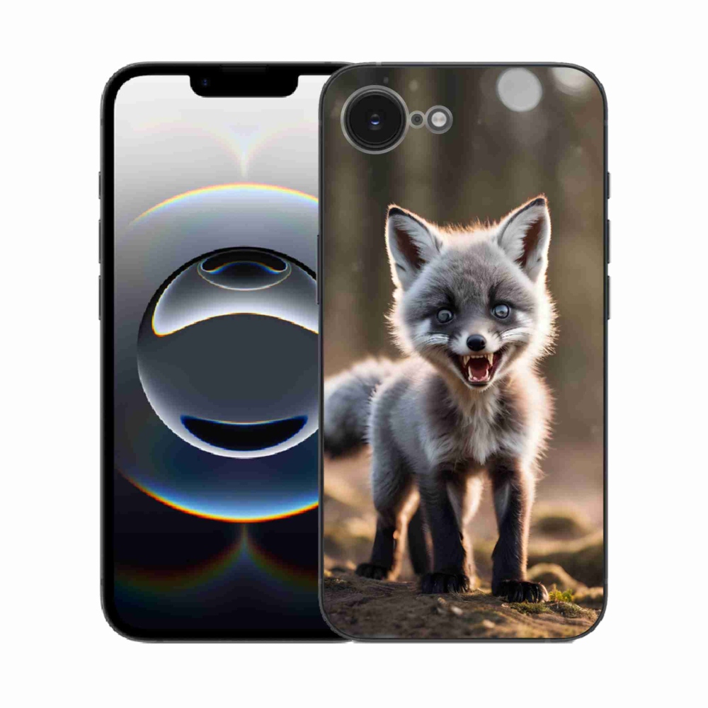 Gél borítás mmCase iPhone 16e készülékhez - angry fox