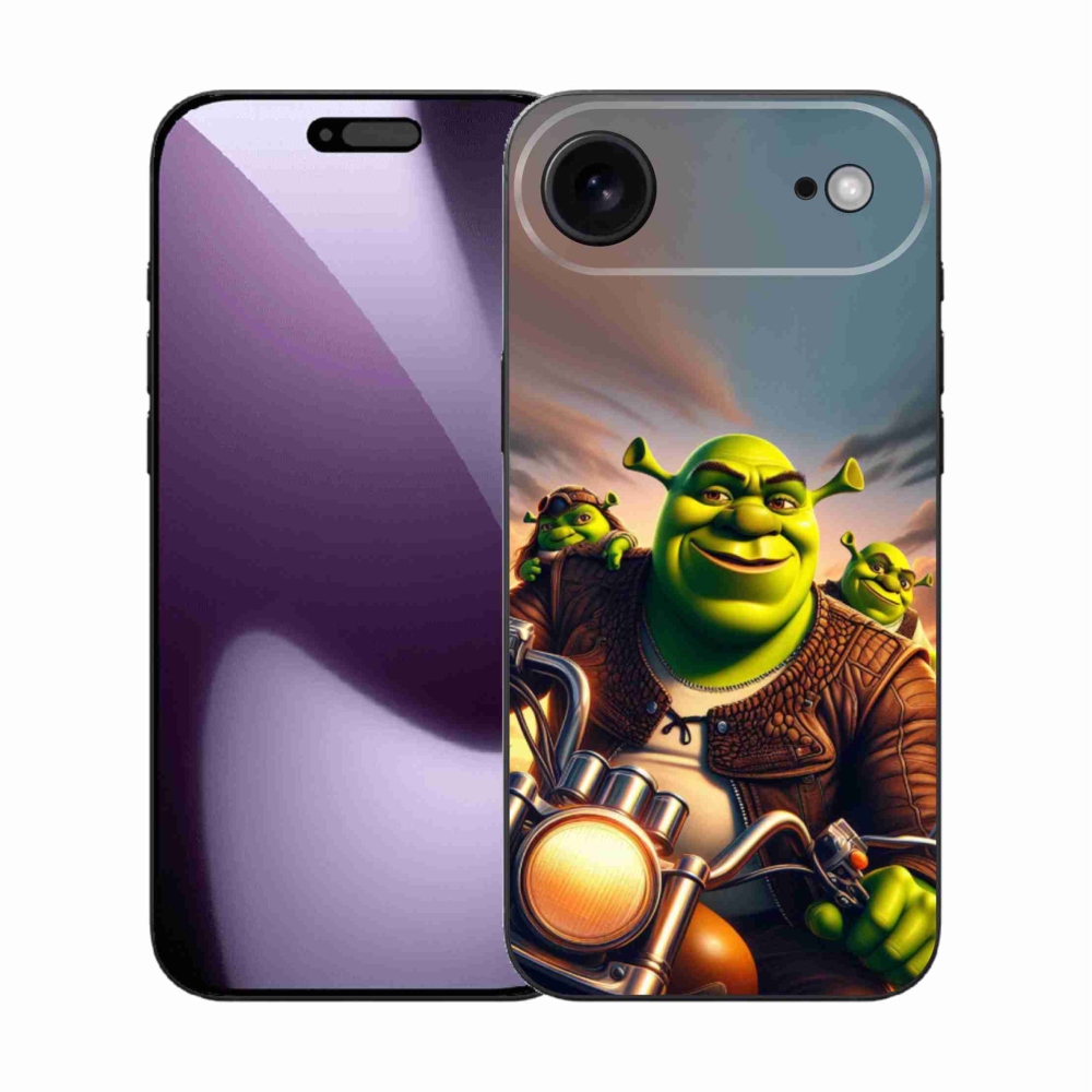 Gél borítás mmCase iPhone 17 Air készülékhez - Shrek egy motorkerékpáron