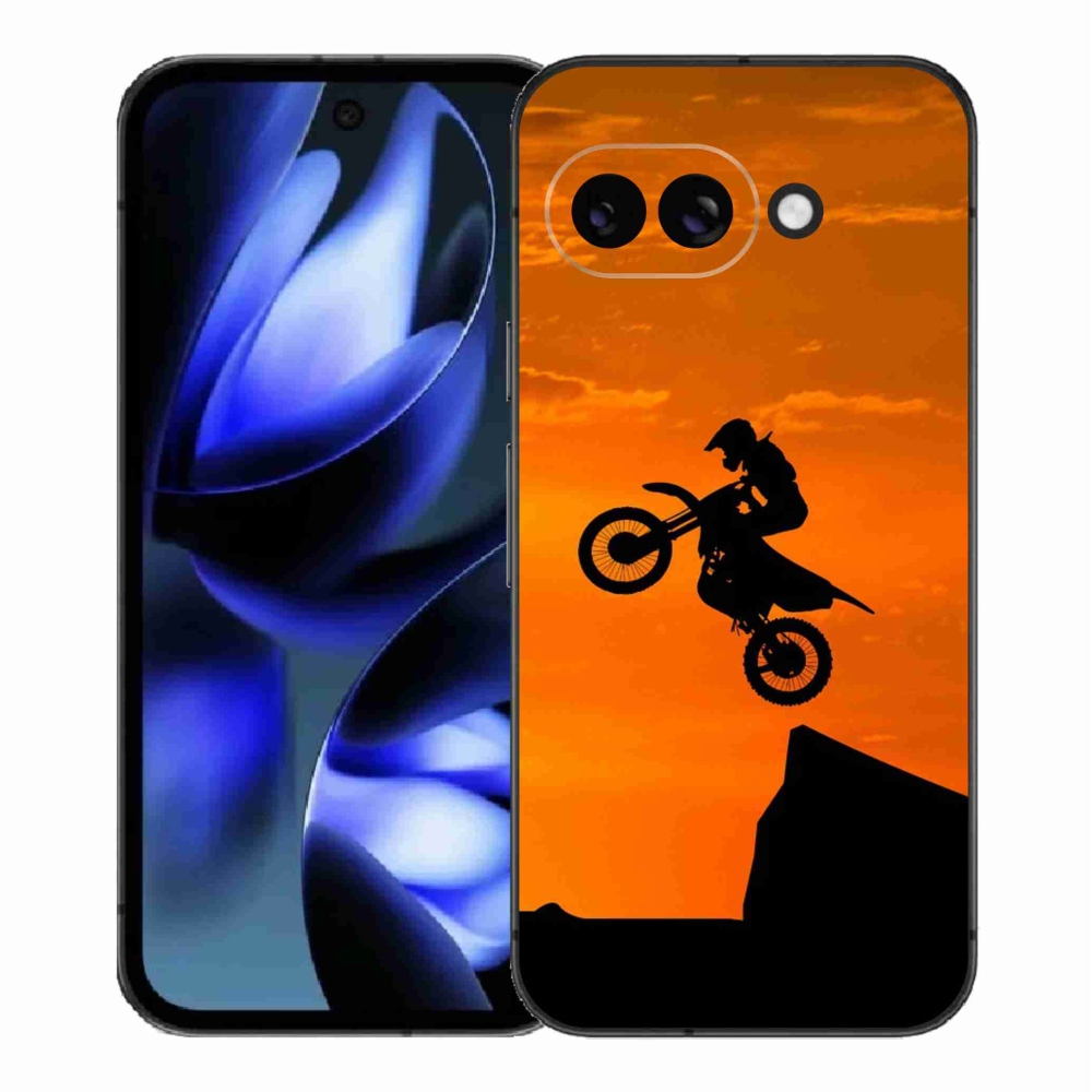 Zselés borítás mmCase a Google Pixel 9a számára - motocross