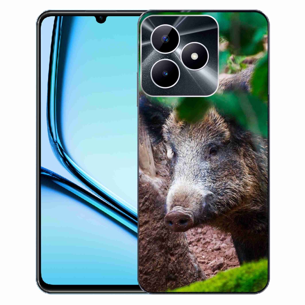 Zselés borító mmCase a Realme Note 50 készülékhez - vaddisznó