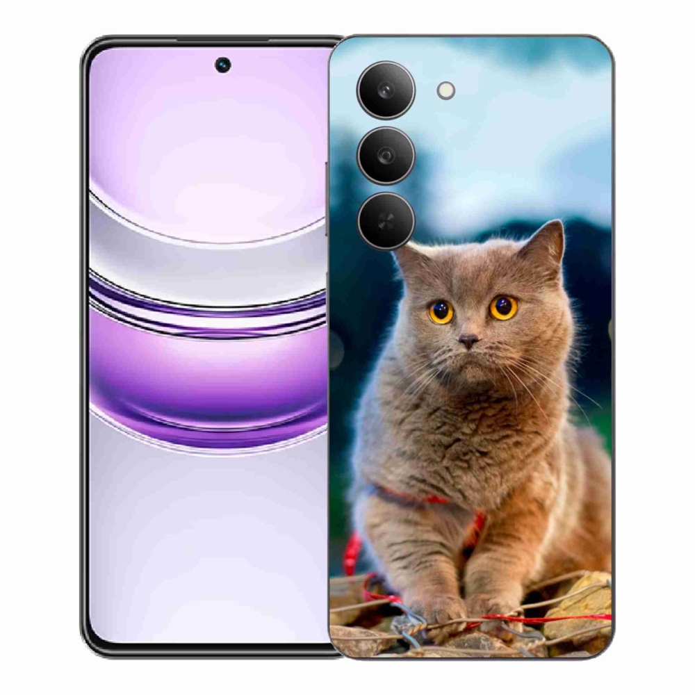 Gél védőburkolat mmCase a Realme 14x 5G készülékhez - brit kék 2