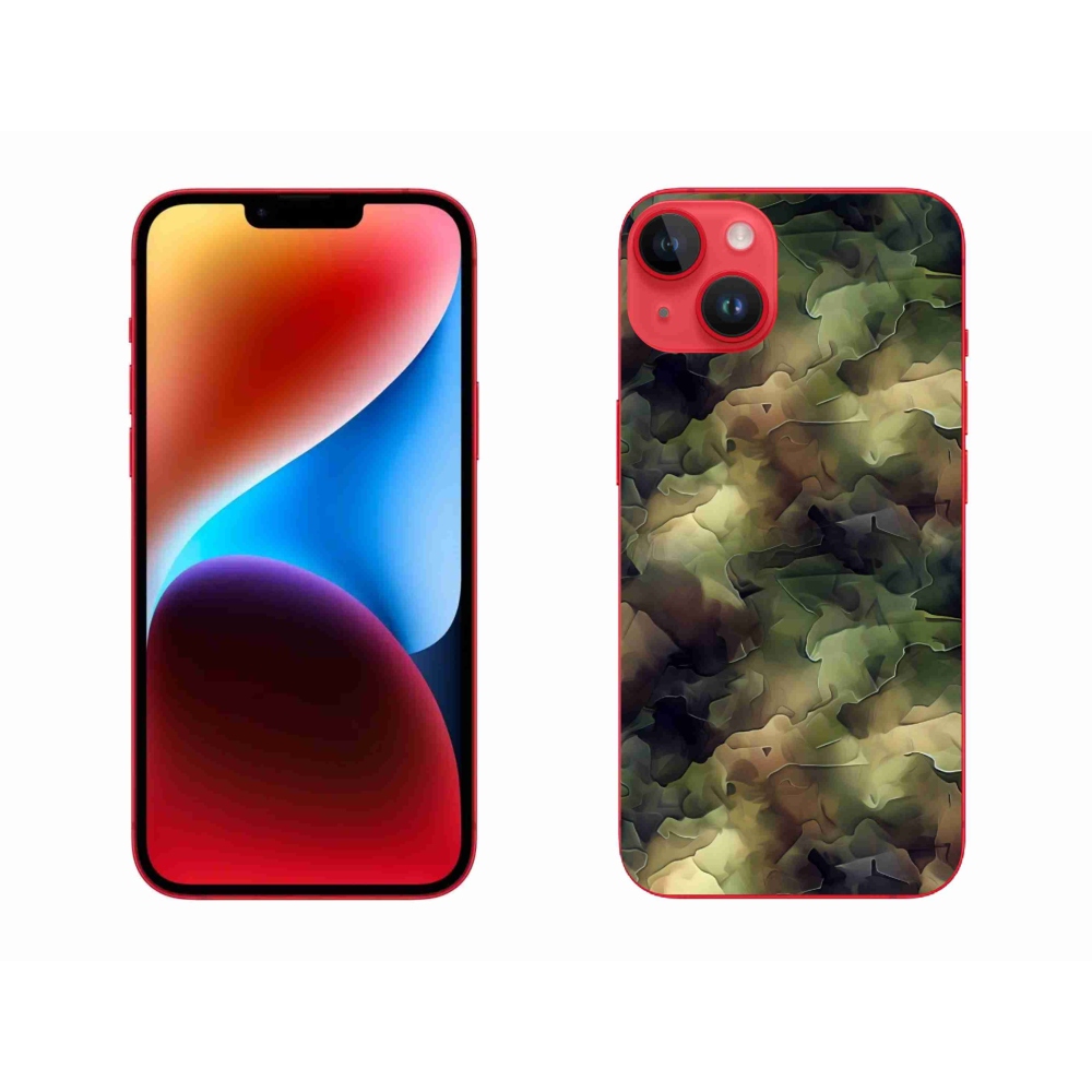 Zselés borítás mmCase iPhone 14 Plus készülékhez - terepszínű minta 10