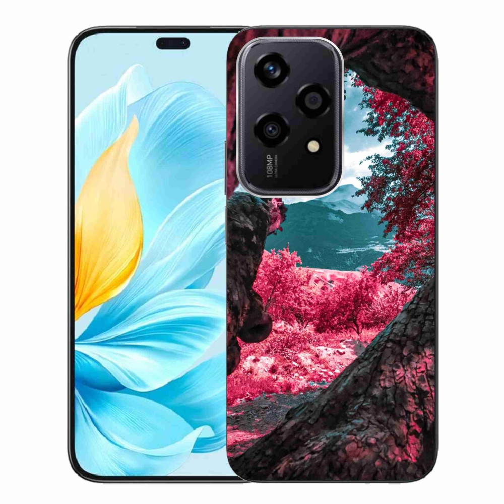 Zselés borítás mmCase a Honor 200 Lite 5G számára - hegyi kilátás