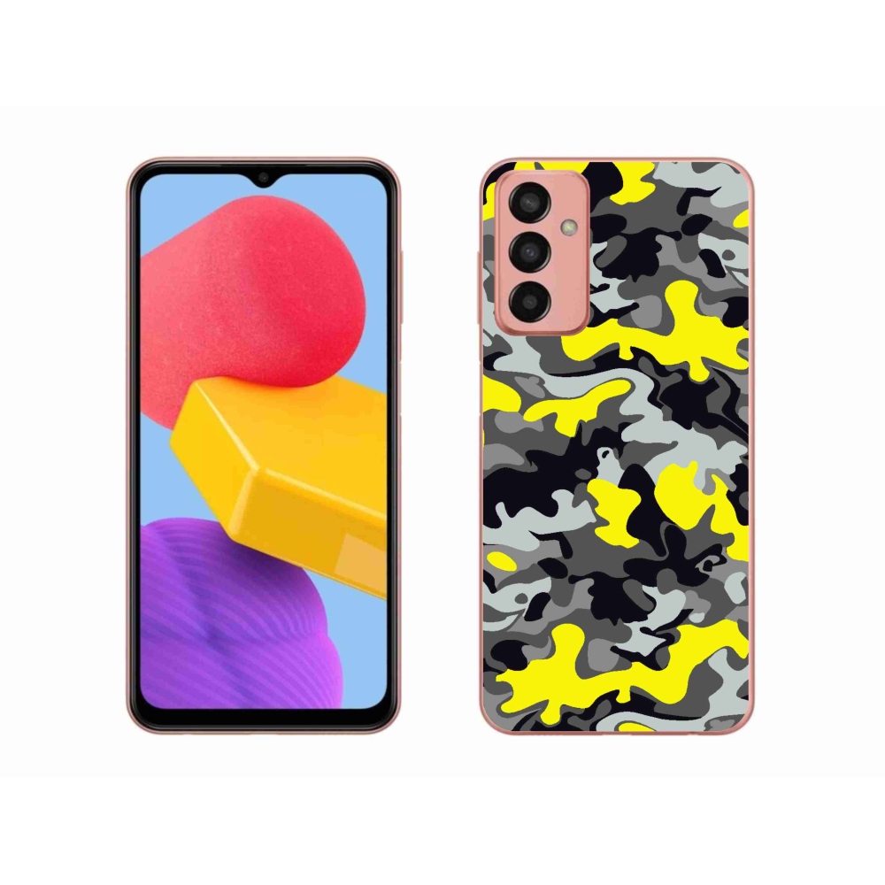 Zselés borítás mmCase Samsung Galaxy M13 készülékhez - terepszínű minta 6