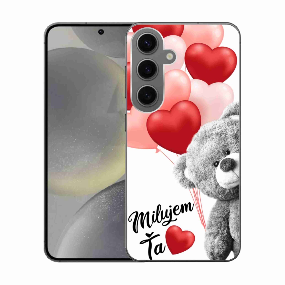 Gél tok mmCase a Samsung Galaxy S24 készülékhez - I love you en