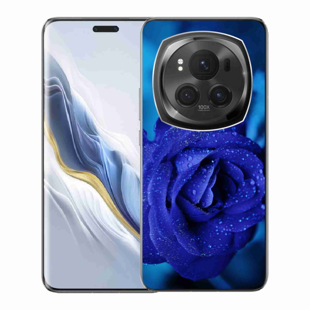 Gél tok mmCase a Honor Magic 6 Pro 5G készülékhez - kék rózsa