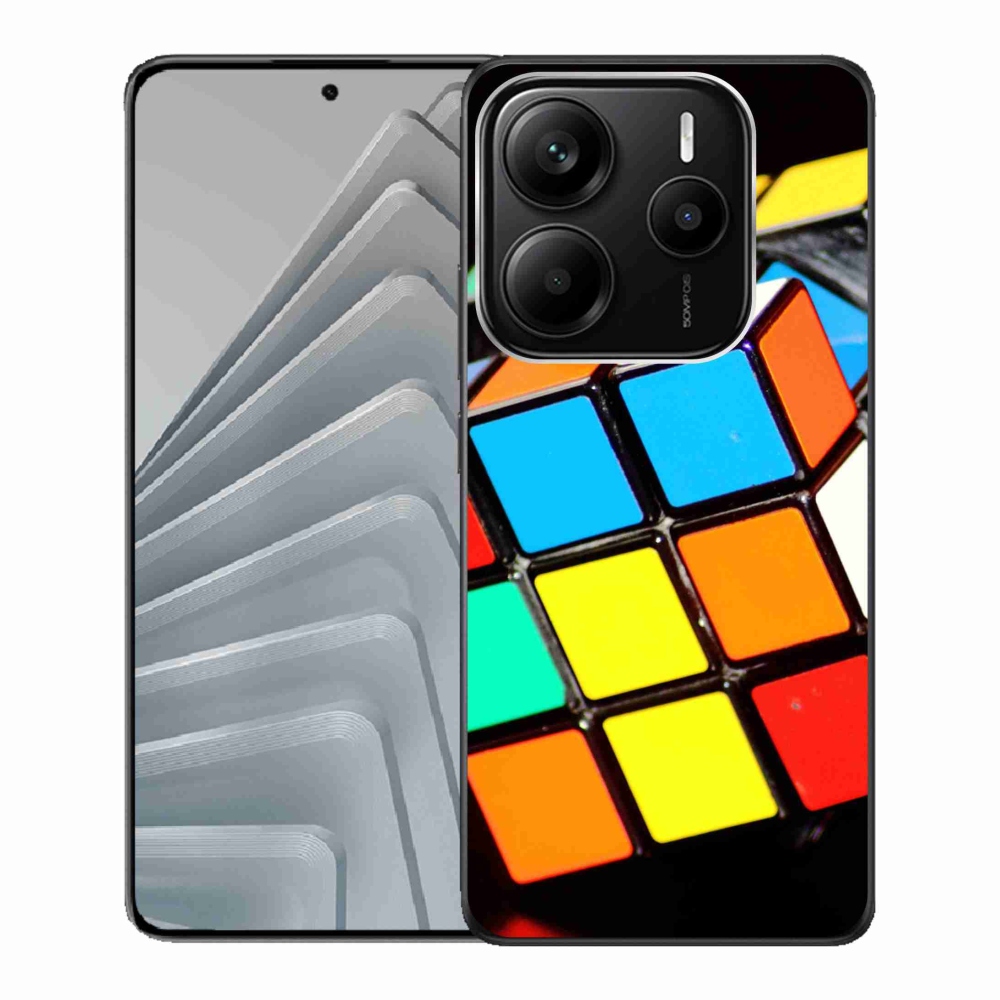Gél borítás mmCase a Xiaomi Redmi Note 14 5G-hez - Rubik-kocka