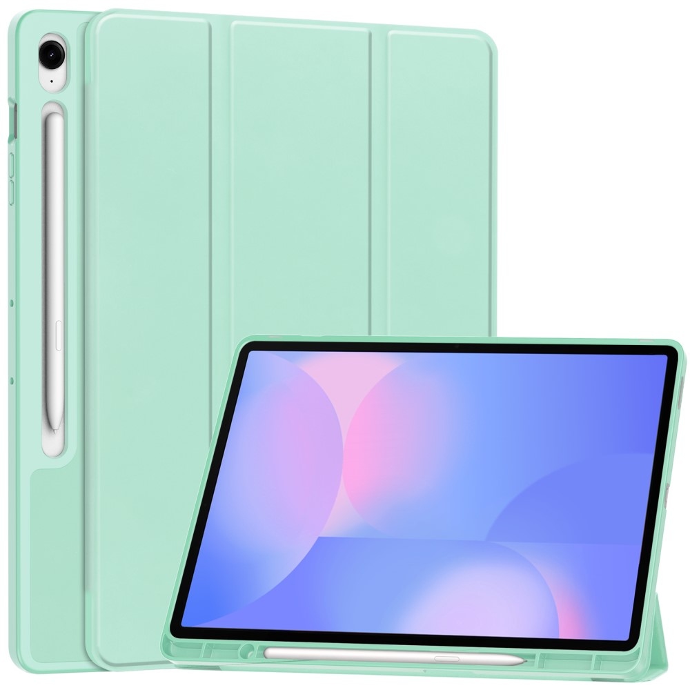 Cases intelligens záró tok Samsung Galaxy Tab S10 FE+ - világoszöld