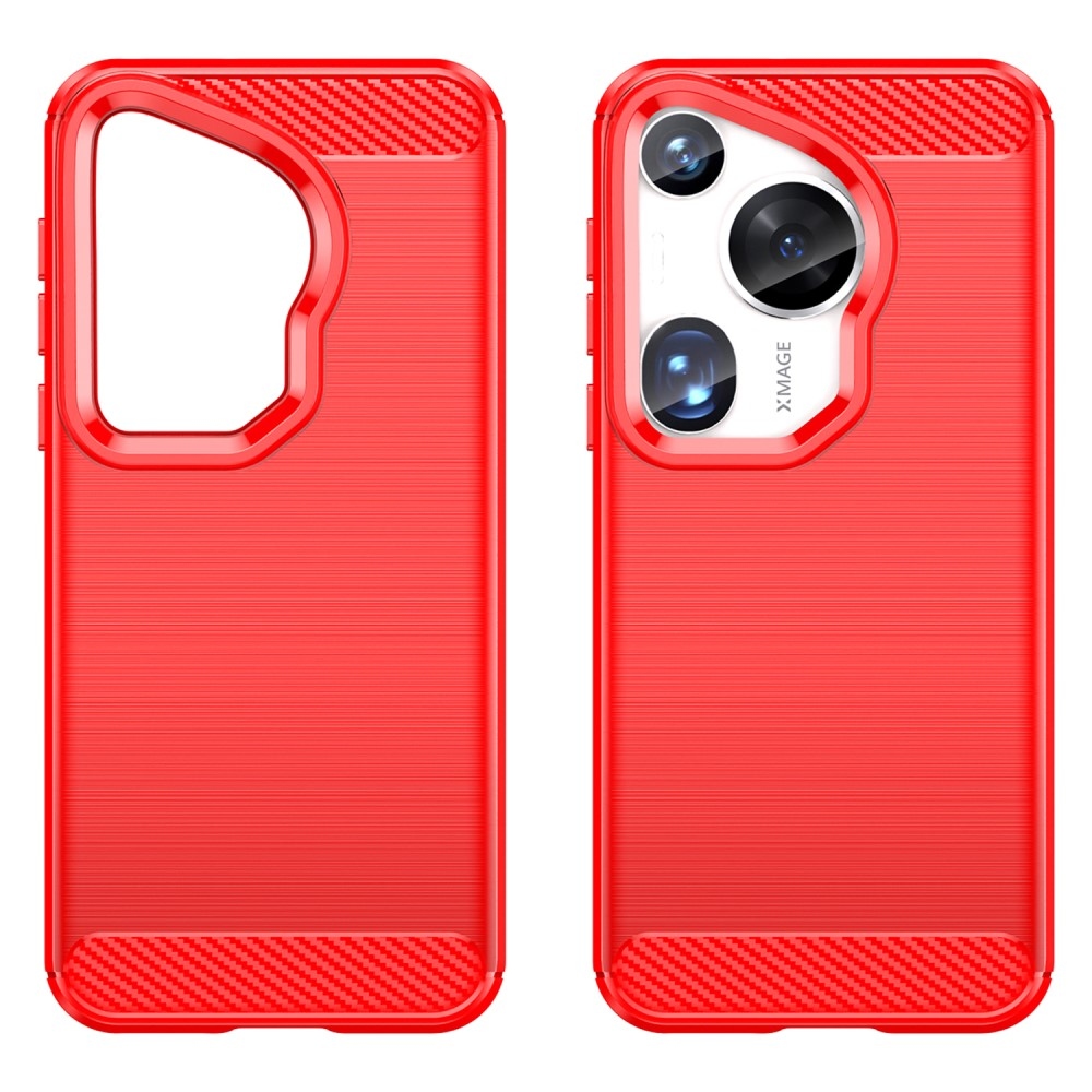 Szénálló zselés tok a Huawei Pura 70 Ultra számára - piros