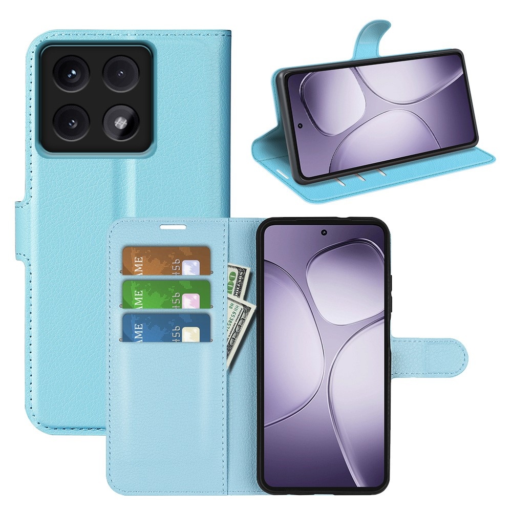 Litchi könyv tok a Xiaomi 14T Pro-hoz - kék