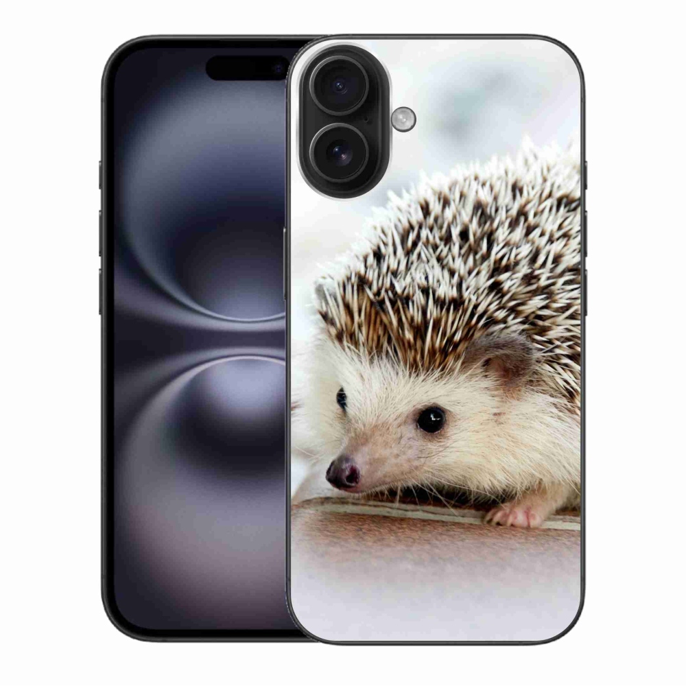 Zselés borítás mmCase iPhone 16 Plus készülékhez - süni