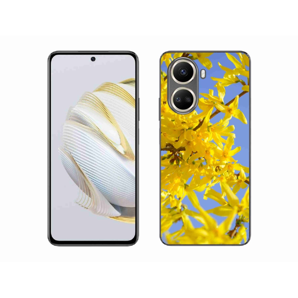 Gél borító mmCase a Huawei Nova 10 SE-hez - sárga virágok