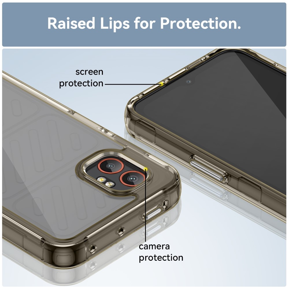 Gél tok kemény hátlappal Samsung Galaxy Xcover 7 Pro készülékhez - szürke