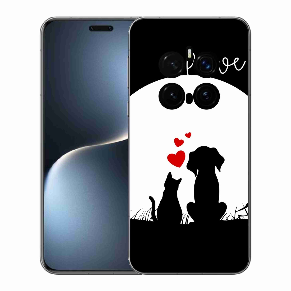 Gél borítás mmCase a Honor Magic 7 Pro 5G számára - állatszerelem