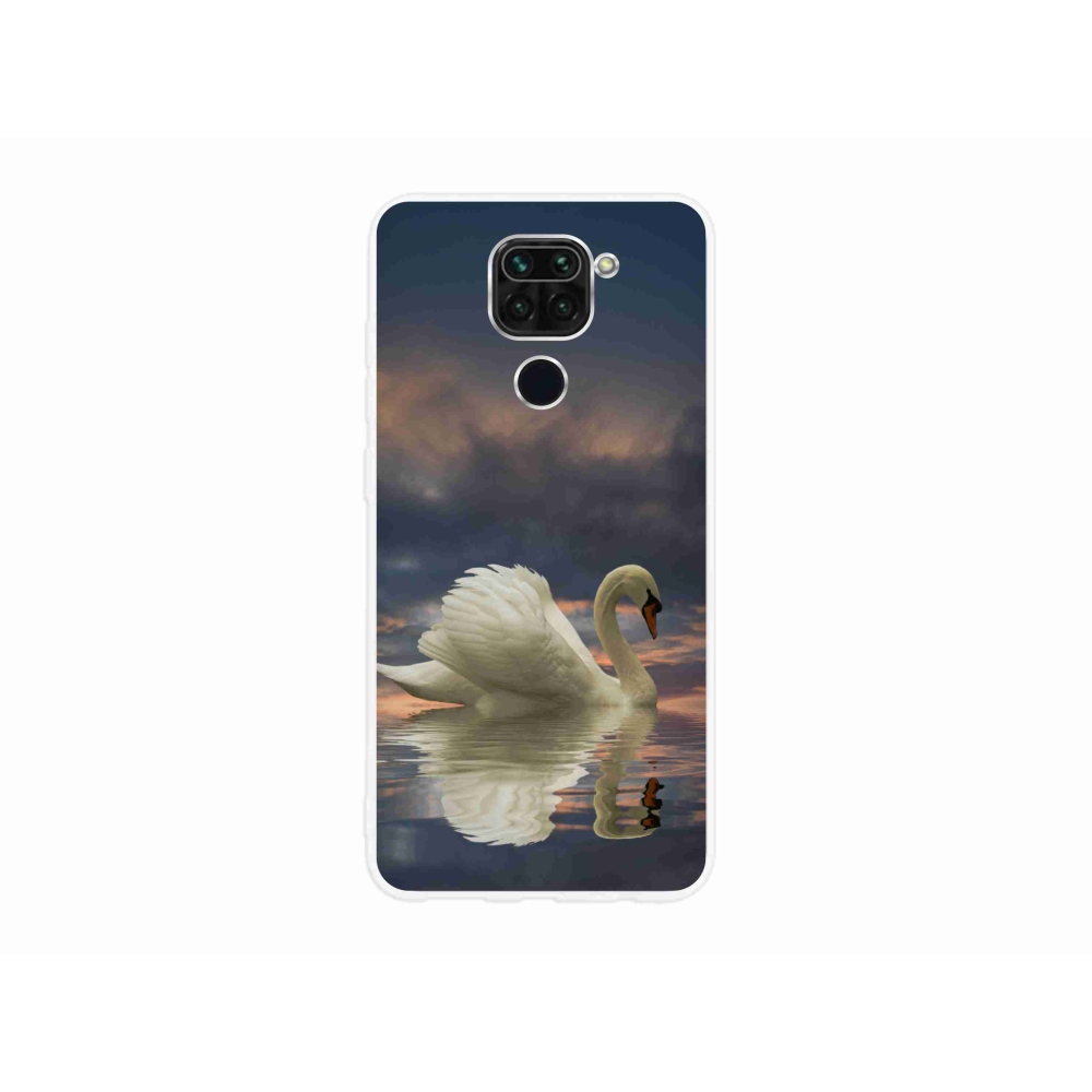 Gél borítás mmCase a Xiaomi Redmi Note 9-hez - hattyú