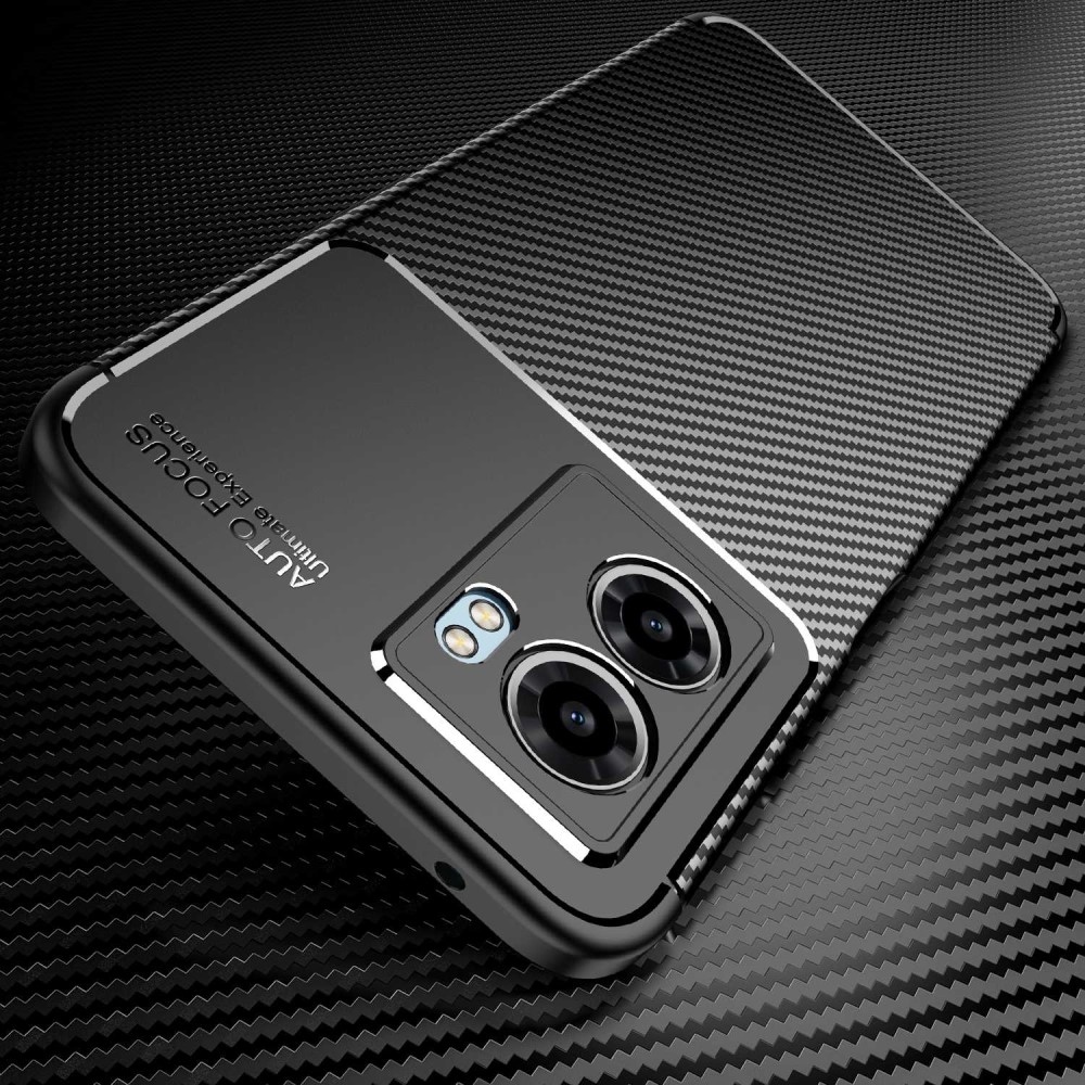 Szálálló zselés tok a Realme Narzo 50 készülékhez - fekete