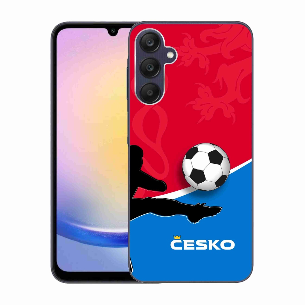 Gél borítás mmCase Samsung Galaxy A25 5G - Soccer Csehország 2