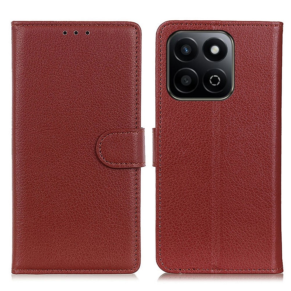 Litchie könyvtáska a Honor 200 Smart 5G készülékhez - barna