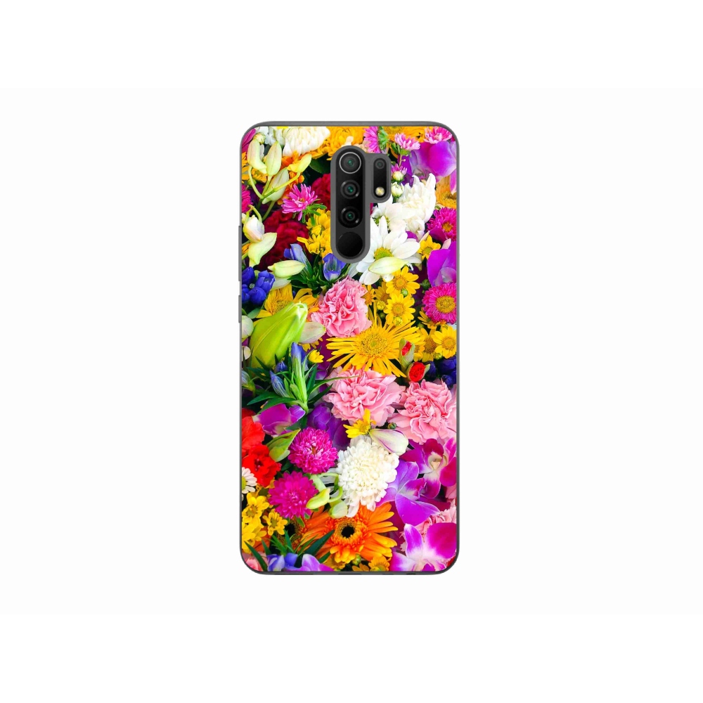 Gél borítás mmCase a Xiaomi Redmi 9 - virágok 12