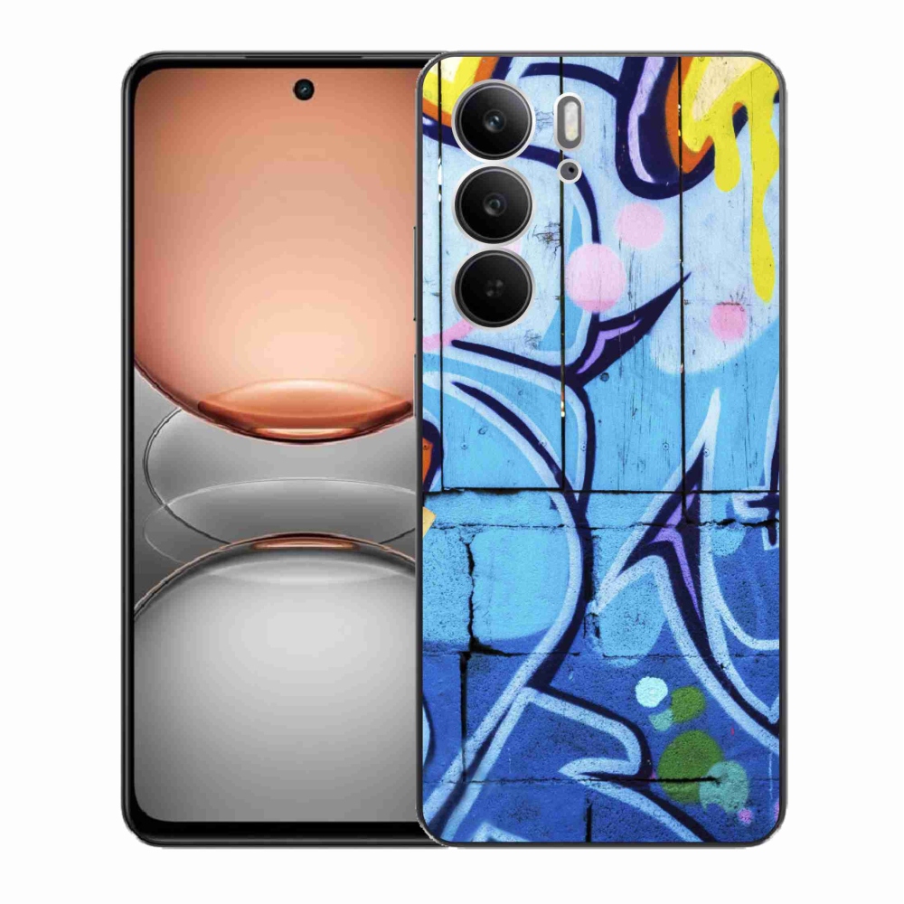 Gél borítás mmCase a Realme C75 készülékhez - graffiti