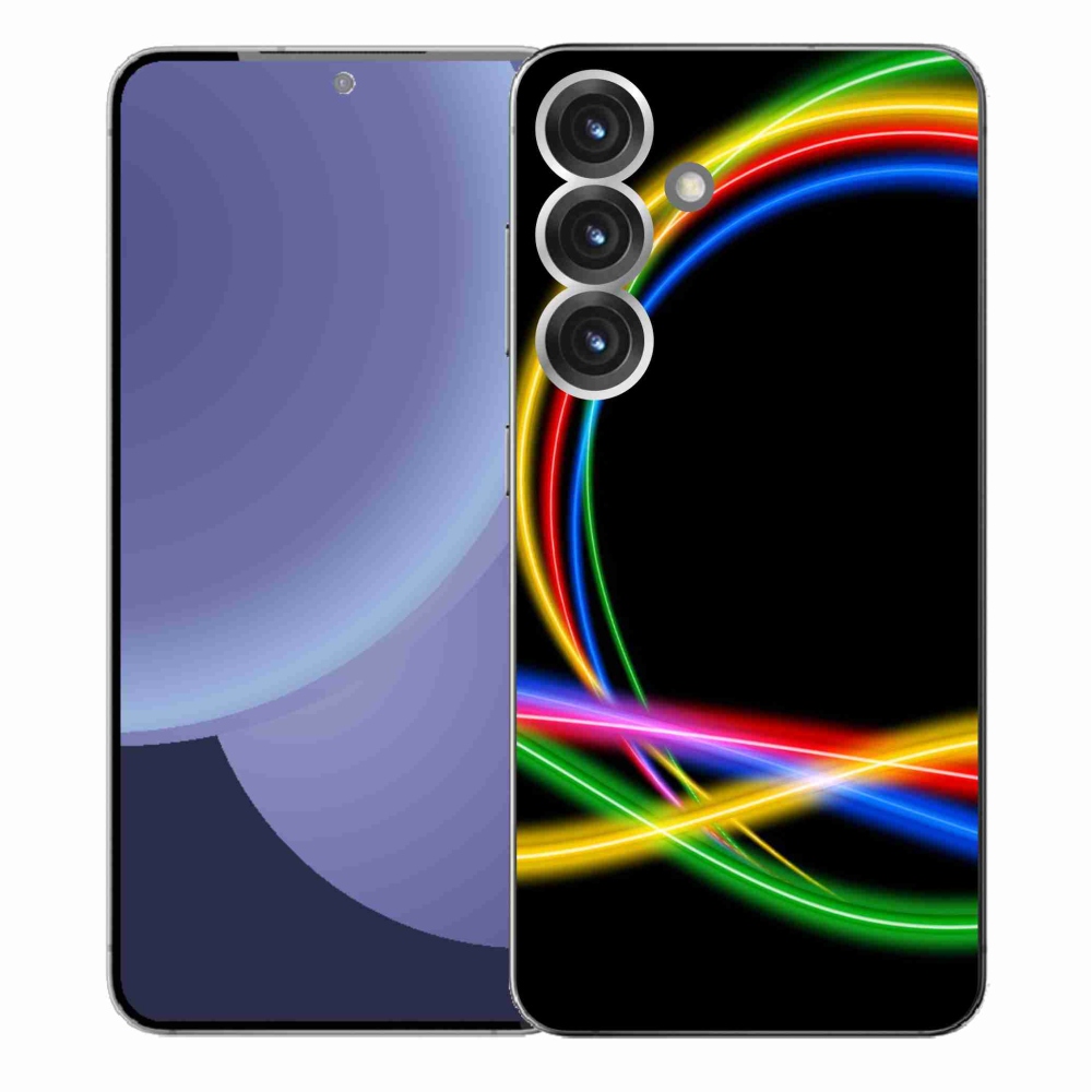 Zselés borítás mmCase Samsung Galaxy S25+ - neon körökhöz