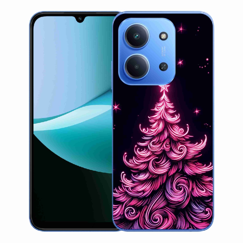 Gél borítás mmCase a Xiaomi Redmi 15C 4G/5G (173mm) - neon karácsonyfa 2