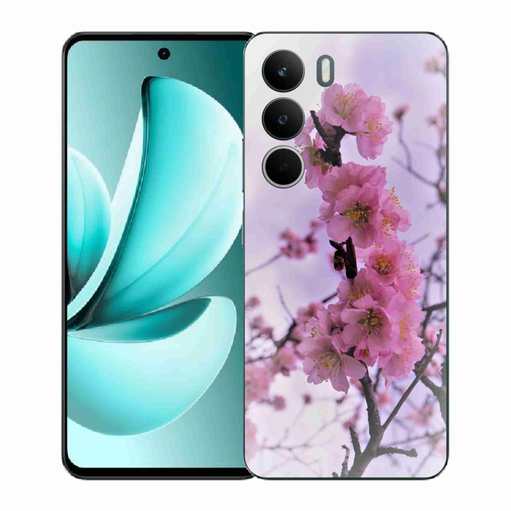 Gél borító mmCase a Realme C71 készülékhez - virágok 7