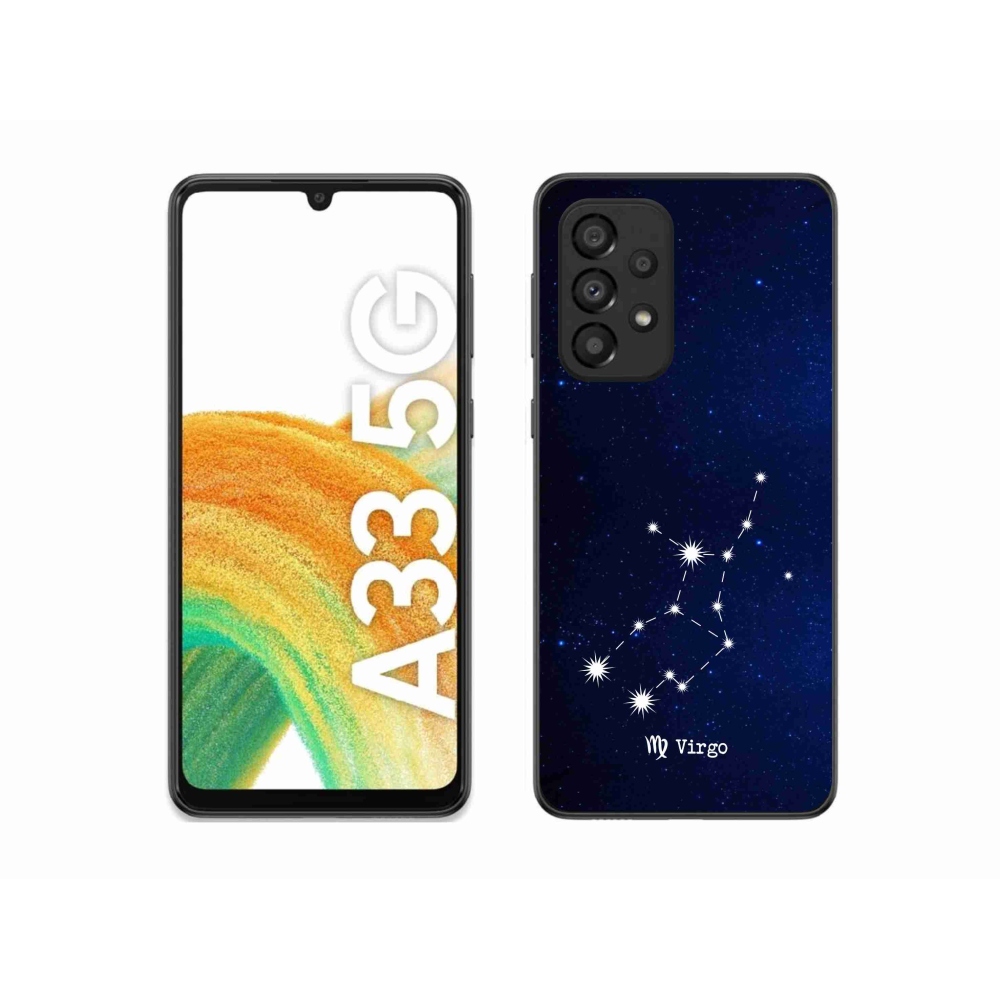 Gél borítás mmCase Samsung Galaxy A33 5G - csillagkép Szűz