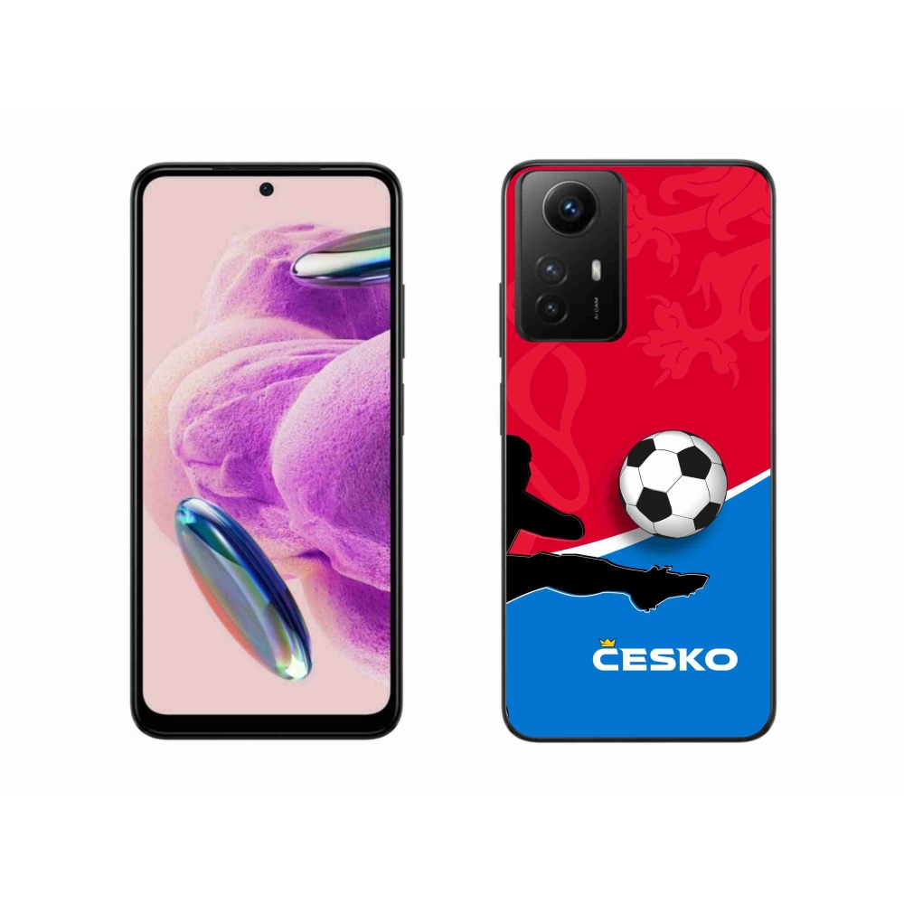 Gél borítás mmCase a Xiaomi Redmi Note 12S - futball Csehország 2