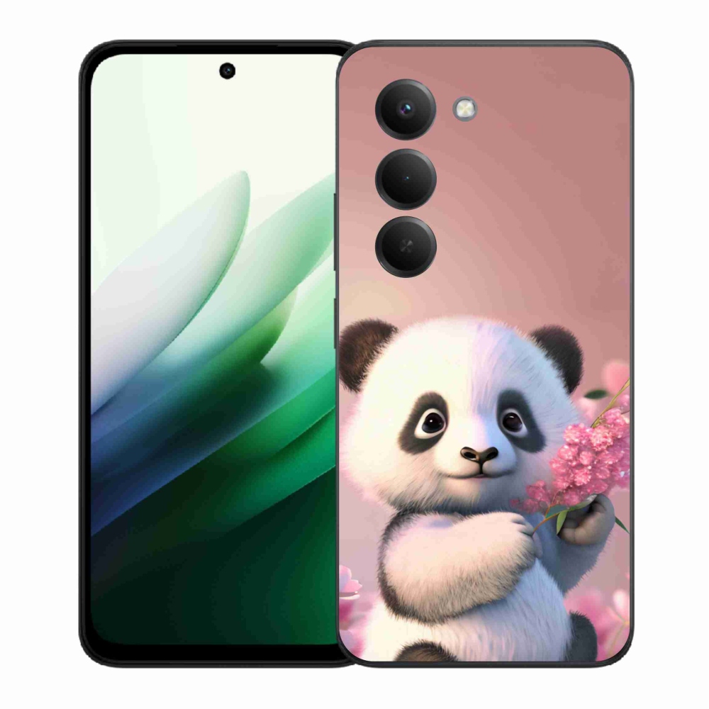 Gél borító mmCase a Xiaomi Redmi 15 5G-hez - aranyos panda