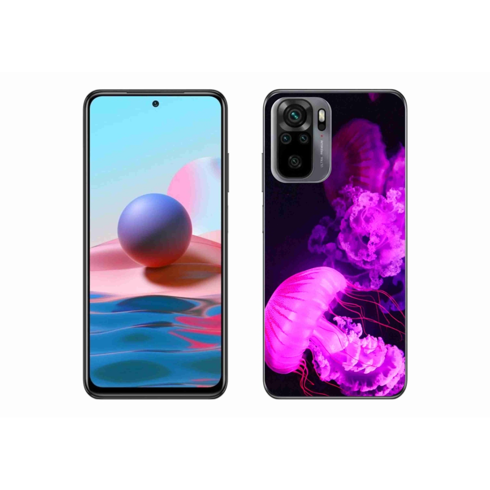 Gél borítás mmCase a Xiaomi Redmi Note 10 4G-hez - medúza 1
