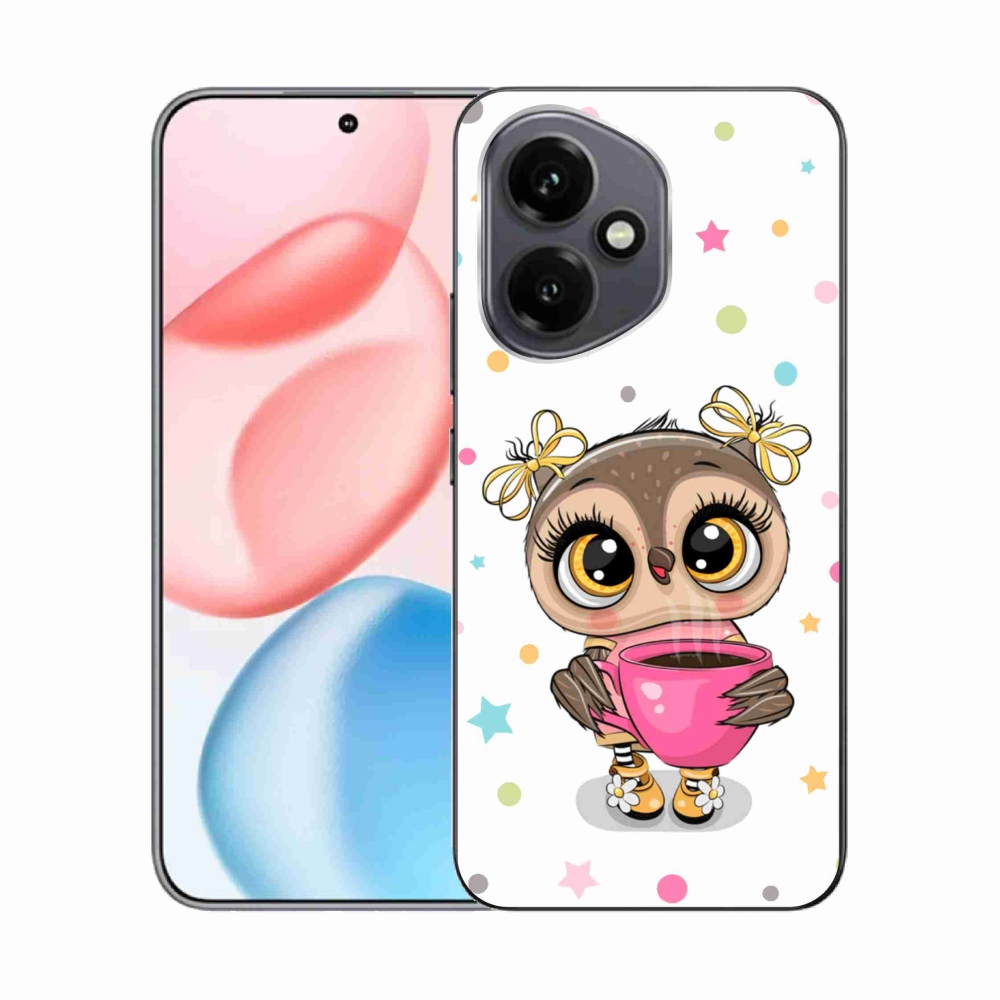 Zselés borító mmCase a Honor 400-hoz - rajzfilm bagoly