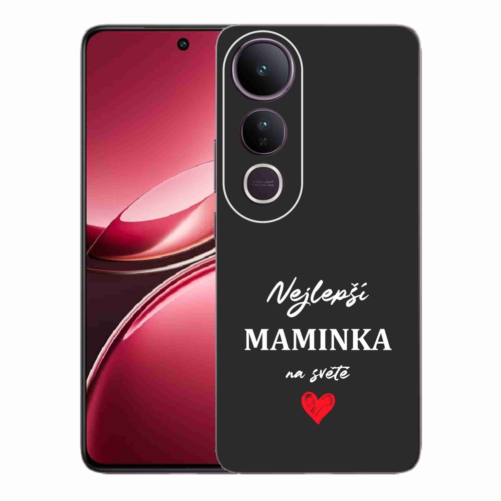 Gél borító mmCase a Vivo V50 Lite 4G/5G - legjobb anya 1 fekete háttérrel