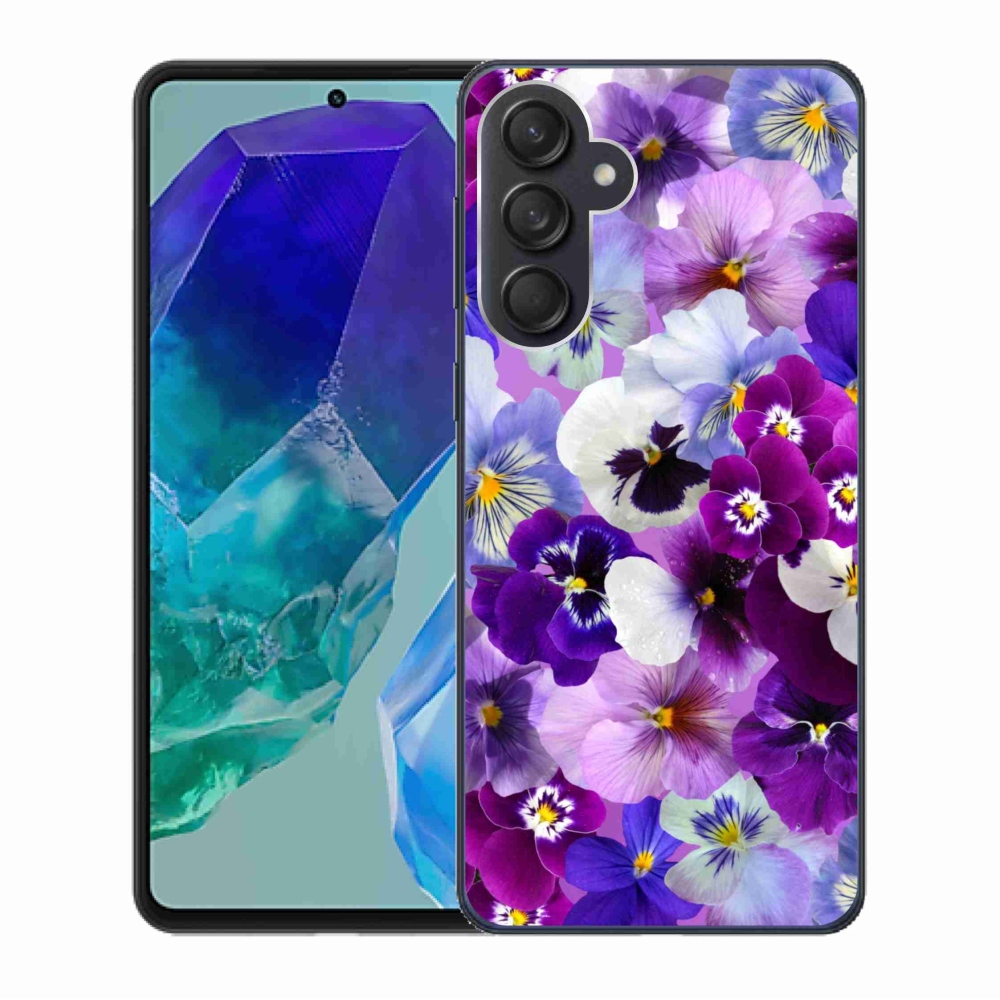 Gél borító mmCase Samsung Galaxy M55 5G - virágok 9