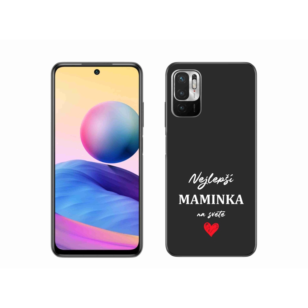 Gél borító mmCase a Xiaomi Poco M3 Pro/5G - legjobb anya 1 fekete háttérrel