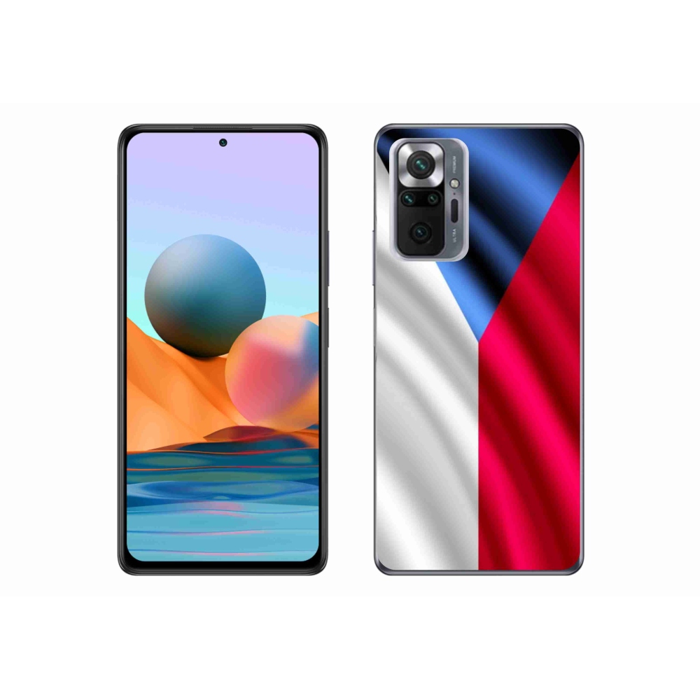 Gél borítás mmCase a Xiaomi Redmi Note 10 Pro számára - cseh zászló