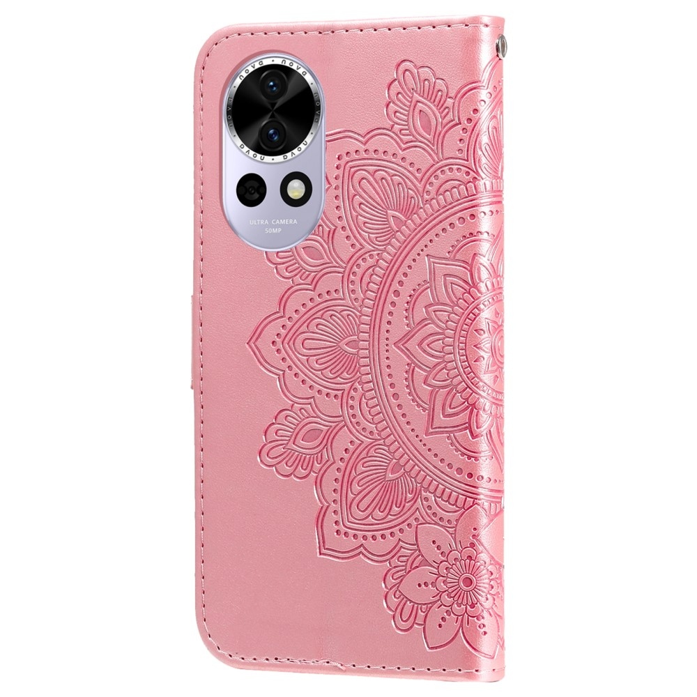 Mandala könyv tok Huawei Nova 13 5G - rózsaszínű