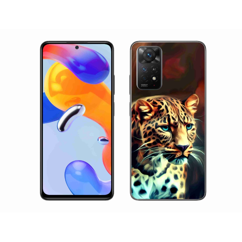 Zselés borítás mmCase a Xiaomi Redmi Note 11 Pro 4G/5G-hez - leopárd