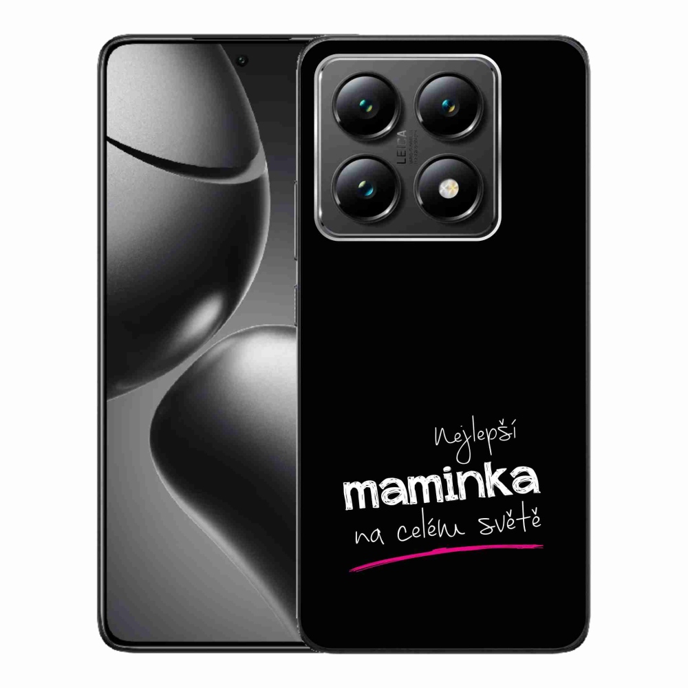 Gél borító mmCase a Xiaomi 14T - legjobb anya 4 fekete háttérrel