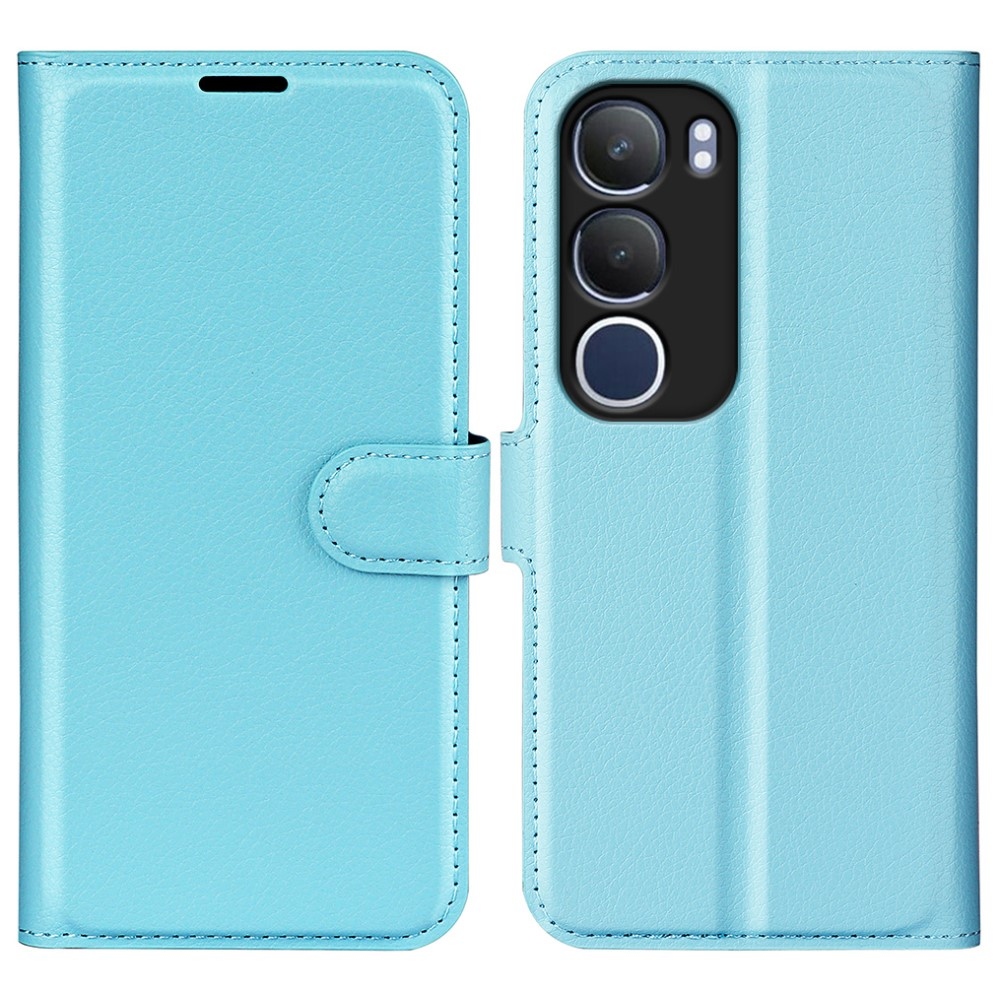 Litchi könyvtáska Vivo Y19s készülékhez - kék