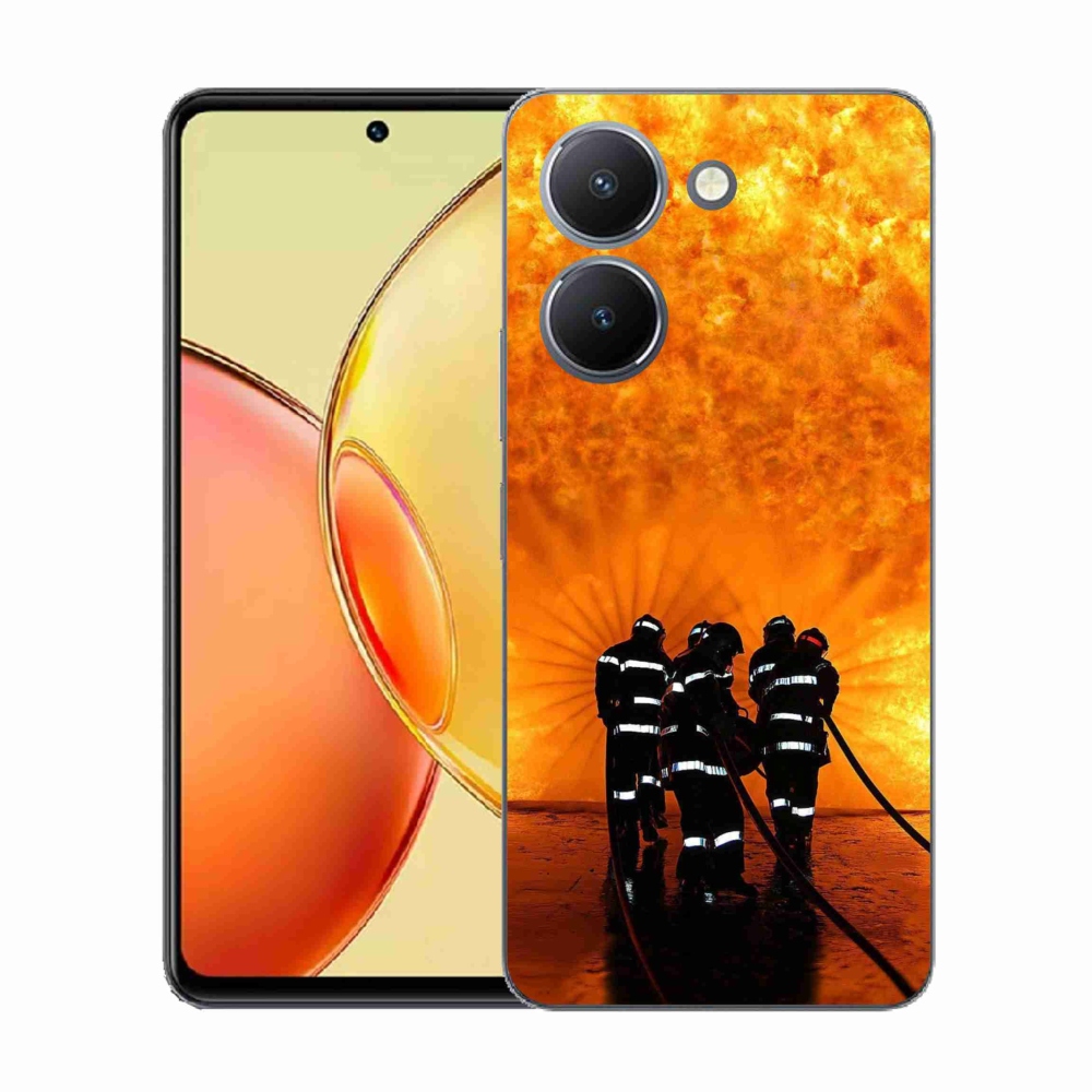 Gél borítás mmCase a Vivo Y36-hoz - tűz