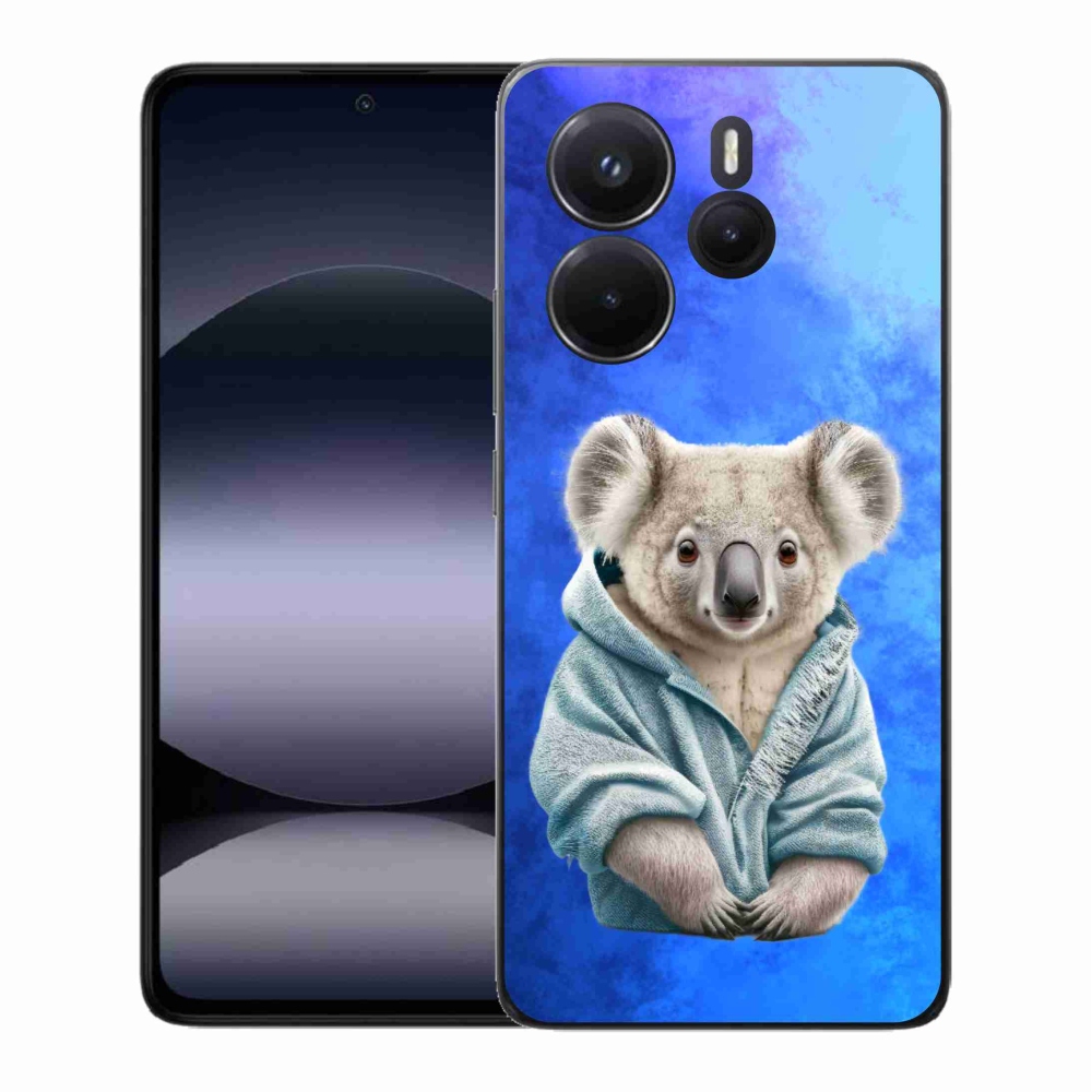 Gél borítás mmCase a Xiaomi Redmi Note 14-hez - koala pulóverben
