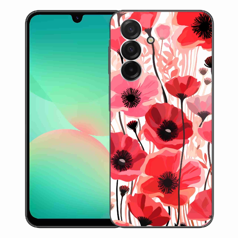 Gél védőhuzat mmCase Samsung Galaxy A26 5G - mákos 1