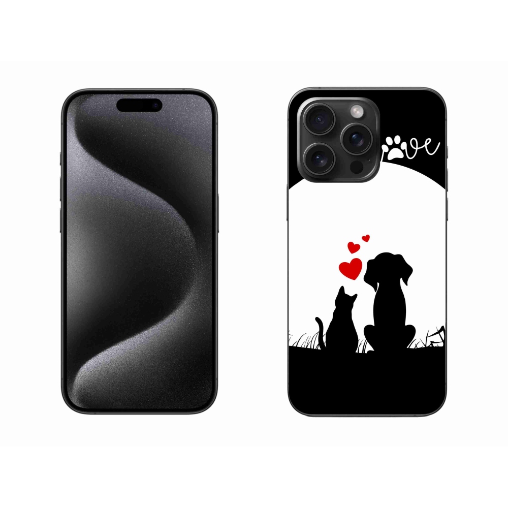 Gél tok mmCase iPhone 15 Pro Max készülékhez - állatszerelem