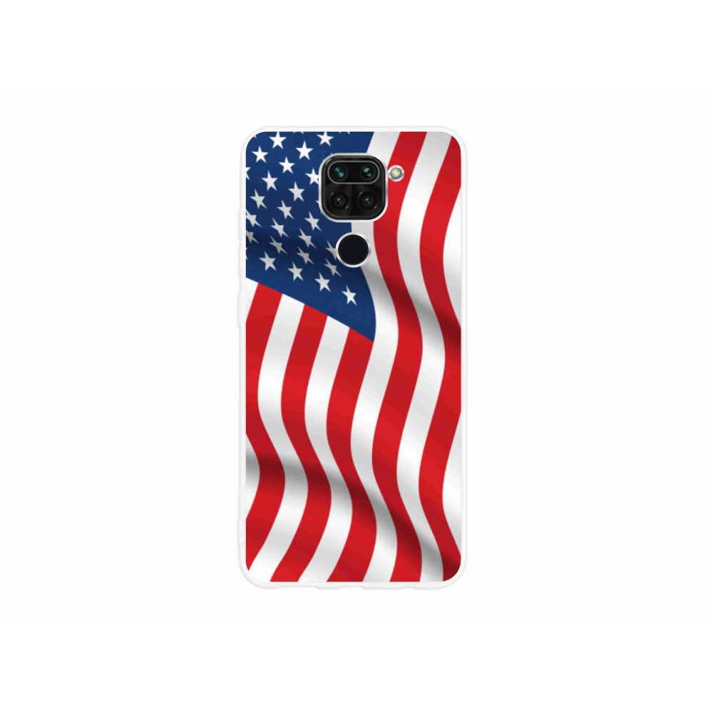 Gél borítás mmCase a Xiaomi Redmi Note 9-hez - amerikai zászló