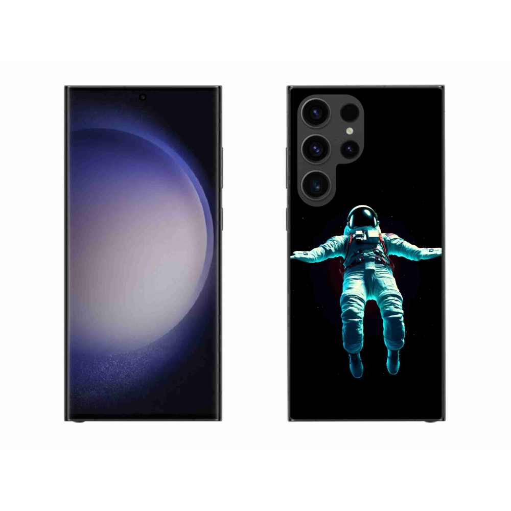 Zselés borítás mmCase Samsung Galaxy S23 Ultra 5G - űrhajós számára