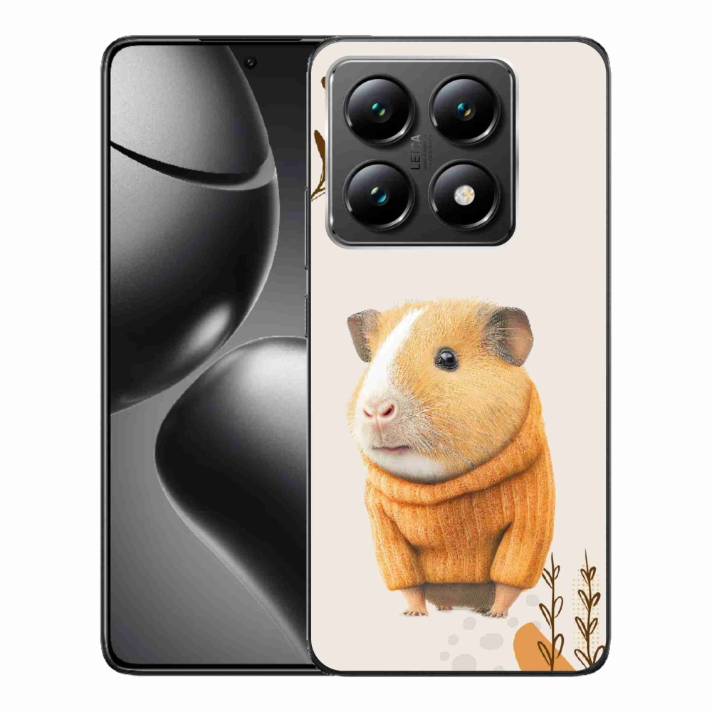 Gélburkolat mmCase a Xiaomi 14T számára - tengerimalac a pulóverben